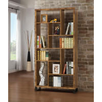 Coaster Furniture 801236 10-shelf Bookcase Antique Nutmeg